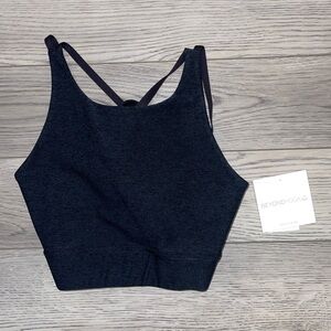 Beyond Yoga Spacedye criss cross bra!